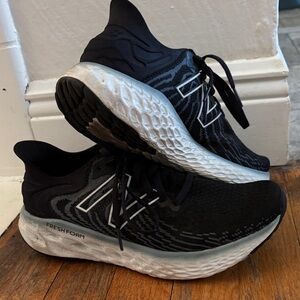 New Balance Black and White Fresh Foam Sneakers